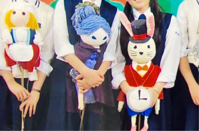 人形劇部の写真