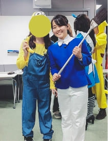 ハロウィンの手作り仮装の写真